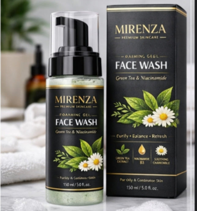 Mirenza Organic Glow Purify Foaming Face Wash