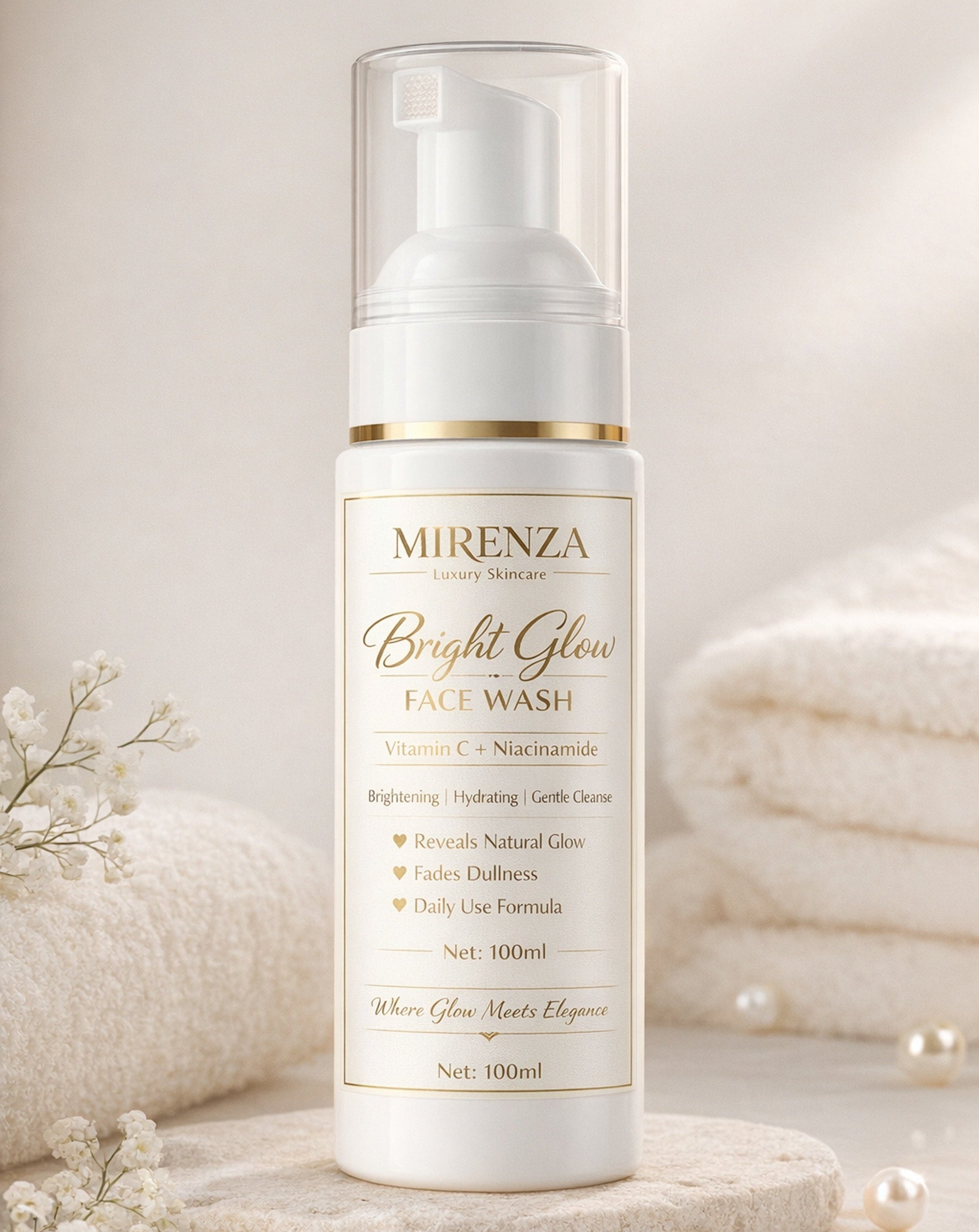 Mirenza Organic Bright Glow Face Wash